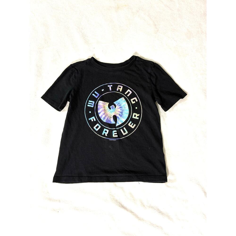 Wu-Tang Clan Forever Kids Black Graphic T-Shirt 5T Preowned